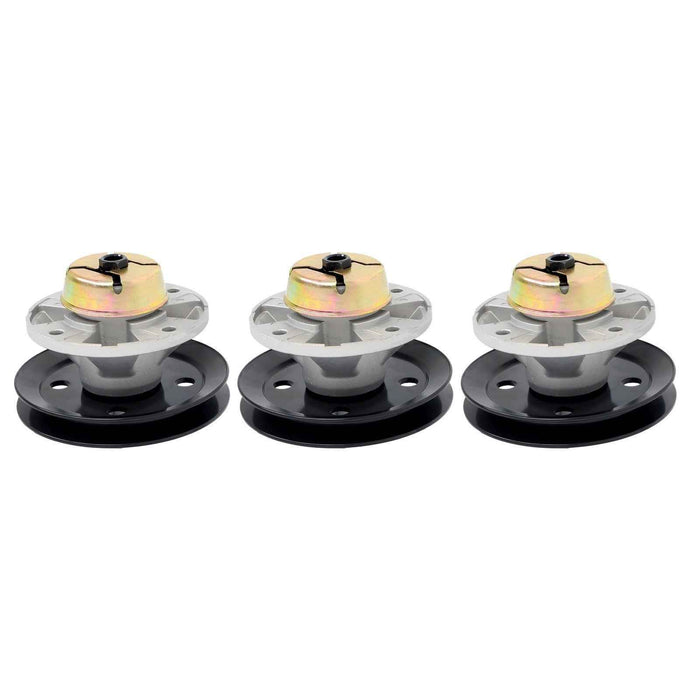 DURAFORCE 3 Pack Spindle Assy For John Deere 44" 48" 54" Deck AM121342 AM115528 AM115720