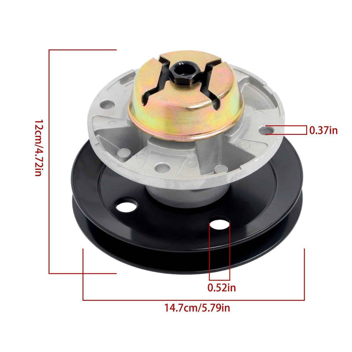 DURAFORCE 3 Pack Spindle Assy For John Deere 44" 48" 54" Deck AM121342 AM115528 AM115720