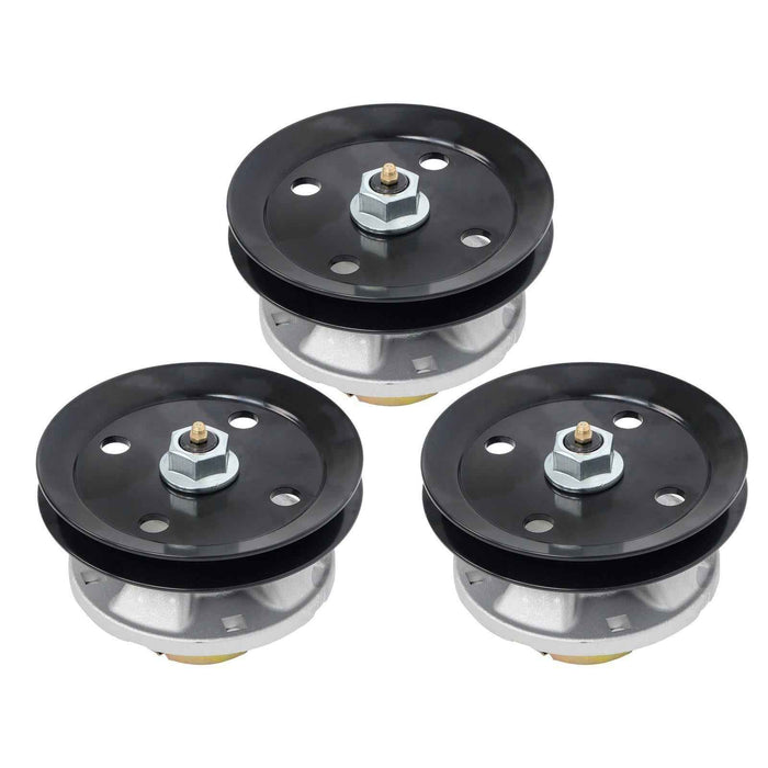 DURAFORCE 3 Pack Spindle Assy For John Deere 44" 48" 54" Deck AM121342 AM115528 AM115720