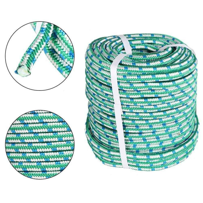 DURAFORCE 1/2" x 150' FT Braided Heavy Duty Braid Polyester Arborist Rigging Rope Garden