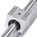 DURAFORCE 2Pack SBR16-1000mm Linear Rails & 4 Pack SBR16UU Carriage Bearing Blocks