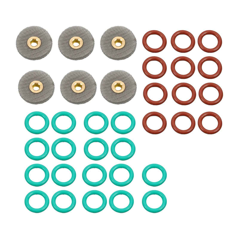 DURAFORCE New for WP-17/18/26 87Pcs TIG Welding Torch Stubby Gas Lens Pyrex Glass Cup Kit
