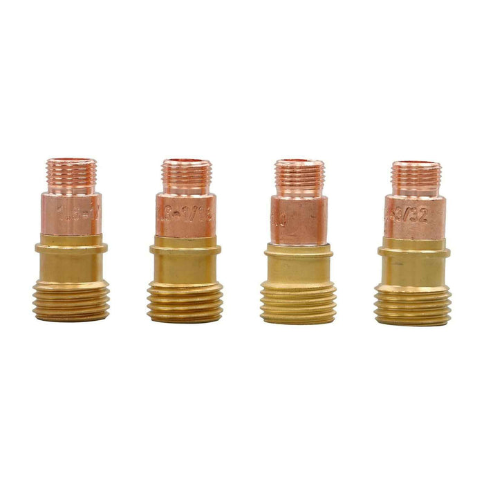 DURAFORCE New for WP-17/18/26 87Pcs TIG Welding Torch Stubby Gas Lens Pyrex Glass Cup Kit