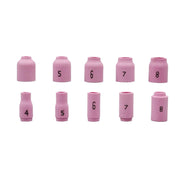 DURAFORCE New for WP-17/18/26 87Pcs TIG Welding Torch Stubby Gas Lens Pyrex Glass Cup Kit