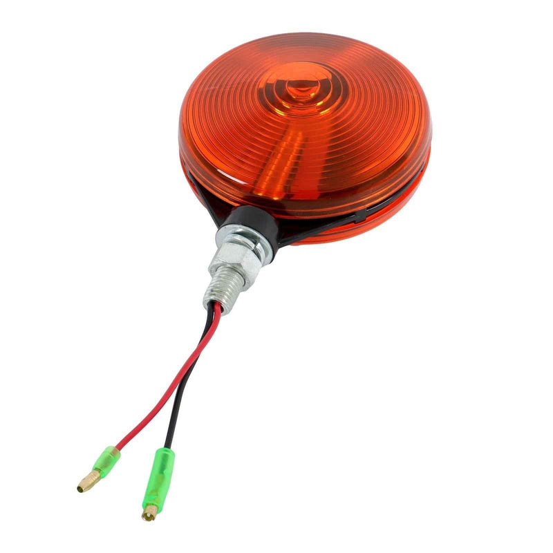DURAFORCE 2 Pcs 3C081-75870 W9501-66001 Round Side Marker Light Lamp Dual Face Turn Signal