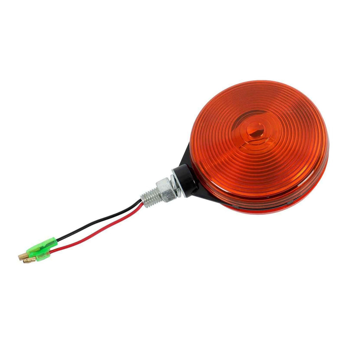 DURAFORCE 2 Pcs 3C081-75870 W9501-66001 Round Side Marker Light Lamp Dual Face Turn Signal