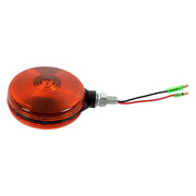DURAFORCE 2 Pcs 3C081-75870 W9501-66001 Round Side Marker Light Lamp Dual Face Turn Signal