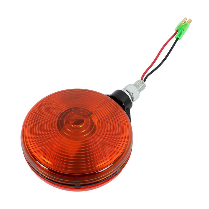 DURAFORCE 2 Pcs 3C081-75870 W9501-66001 Round Side Marker Light Lamp Dual Face Turn Signal