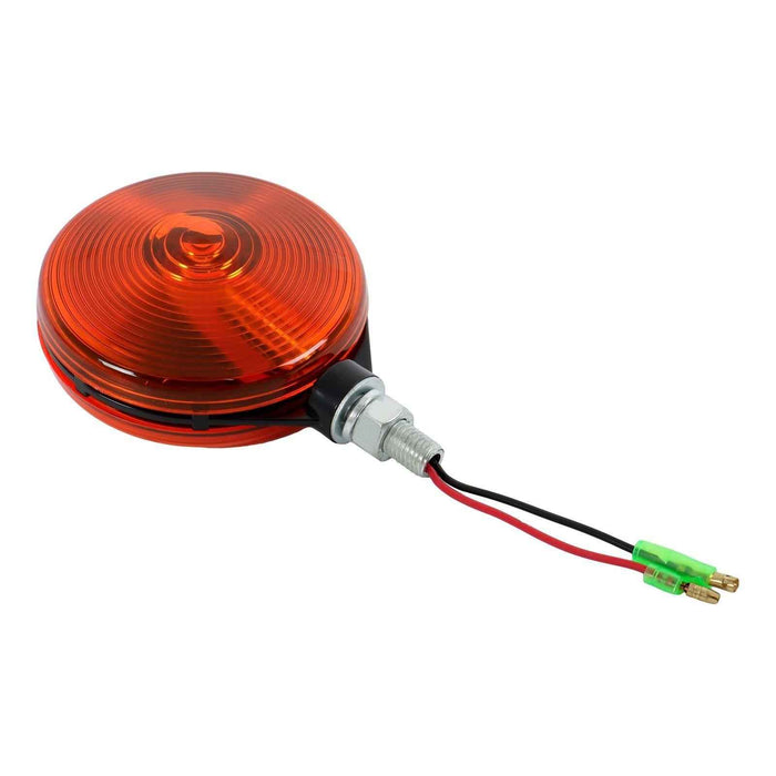 DURAFORCE 2 Pcs 3C081-75870 W9501-66001 Round Side Marker Light Lamp Dual Face Turn Signal