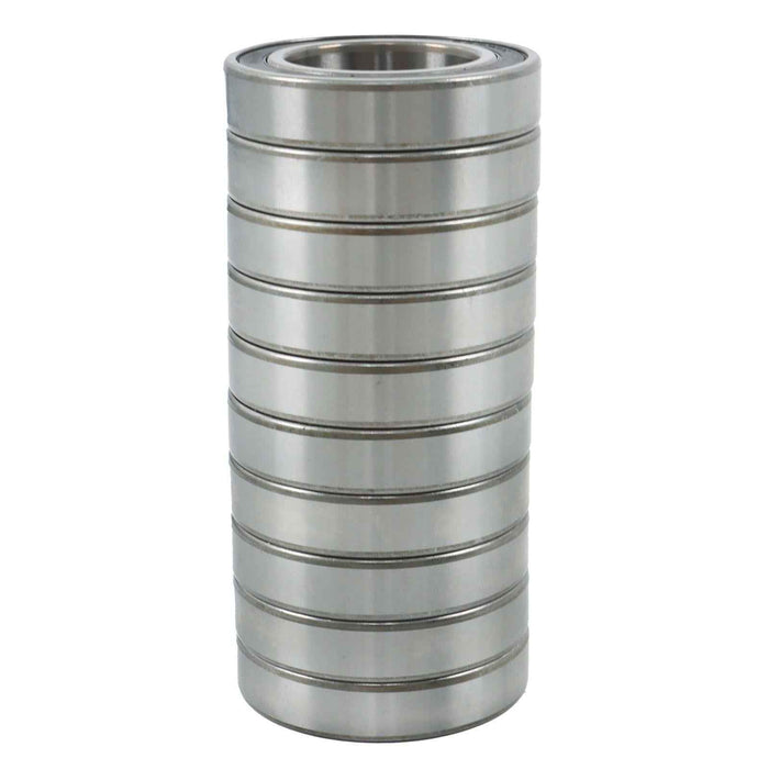 DURAFORCE 6009-2RS 10Pcs Sealed 45mm Inner Dia 75mm OD 16mm Deep Groove Ball Bearings