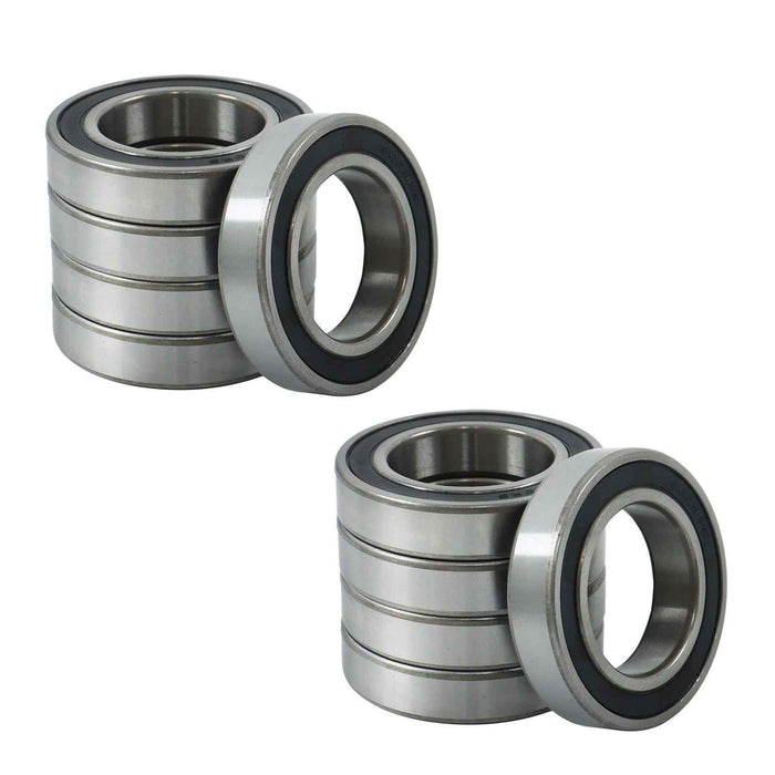 DURAFORCE 6009-2RS 10Pcs Sealed 45mm Inner Dia 75mm OD 16mm Deep Groove Ball Bearings