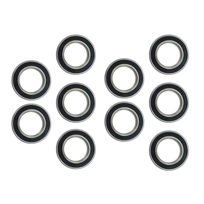 DURAFORCE 6009-2RS 10Pcs Sealed 45mm Inner Dia 75mm OD 16mm Deep Groove Ball Bearings