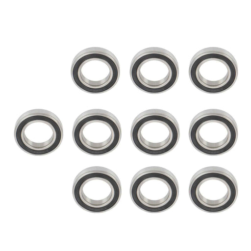 DURAFORCE 6008-2RS 10Pcs 40 × 68 × 15 mm Pre-Lubricated Deep Groove Ball Bearing Bore Seal