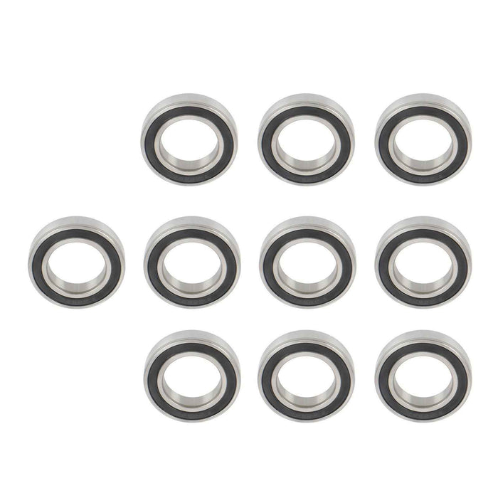DURAFORCE 6008-2RS 10Pcs 40 × 68 × 15 mm Pre-Lubricated Deep Groove Ball Bearing Bore Seal