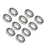 DURAFORCE 6008-2RS 10Pcs 40 × 68 × 15 mm Pre-Lubricated Deep Groove Ball Bearing Bore Seal
