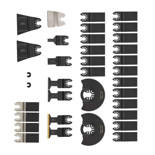DURAFORCE New For Wood Metal Plastics Saw Blades 35 × Oscillating Premium Multitool Kit