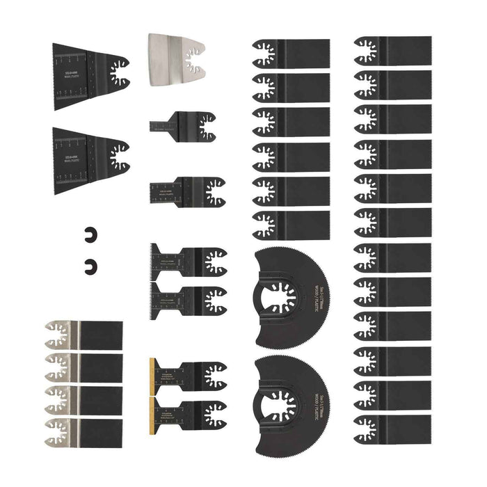 DURAFORCE New For Wood Metal Plastics Saw Blades 35 × Oscillating Premium Multitool Kit
