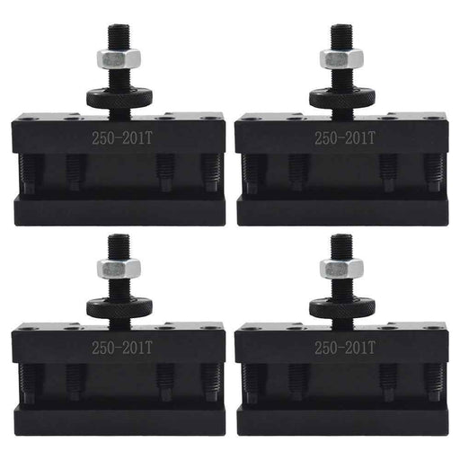 DURAFORCE 4Pack Turning Quick Change Tool Post Holder Lathe BXA 250-201T Oversize 3/4"