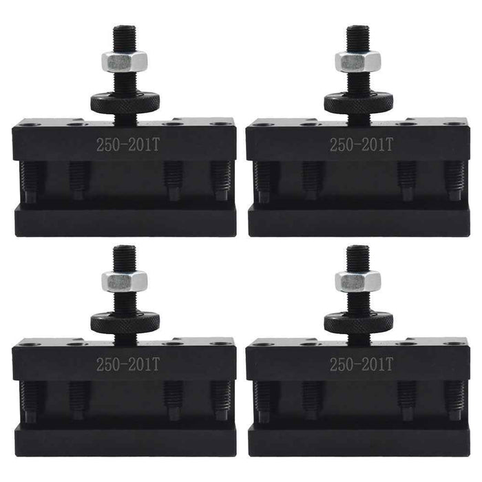 DURAFORCE 4Pack Turning Quick Change Tool Post Holder Lathe BXA 250-201T Oversize 3/4"