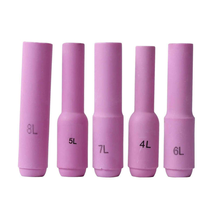 DURAFORCE New For WP-17/18/26 67Pcs TIG Welding Torch Stubby Gas Lens Ceramic Cups Kit