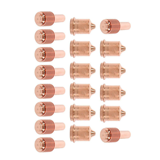 DURAFORCE For 45 Plasma Consumables Cutting 10Pcs 220671 Nozzle and 10Pcs 220669 Electrode