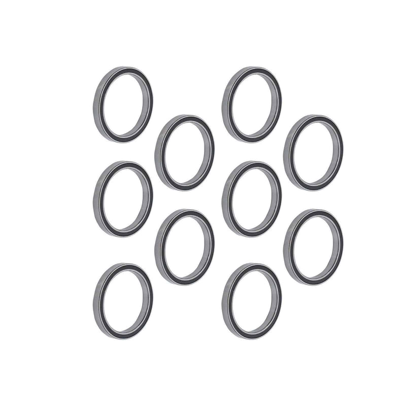 DURAFORCE 6708-2RS 10Pcs Deep Groove Ball Bearing 40mm Inner Dia 50mm OD 6mm Bore Sealed