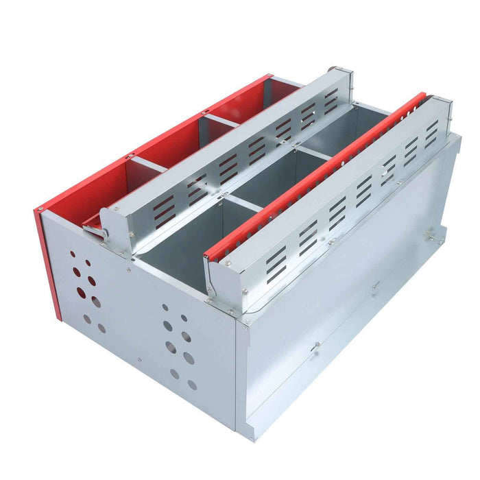 DURAFORCE Durable 6 Holes Chicken Nesting Box Hen Laying Nest Boxes Rollout Egg Collection