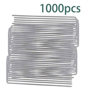 DURAFORCE 11 Gauge 6" Heavy Duty GALVANIZED Landscape Staples-SOD Fabric Pins 1000 pcs
