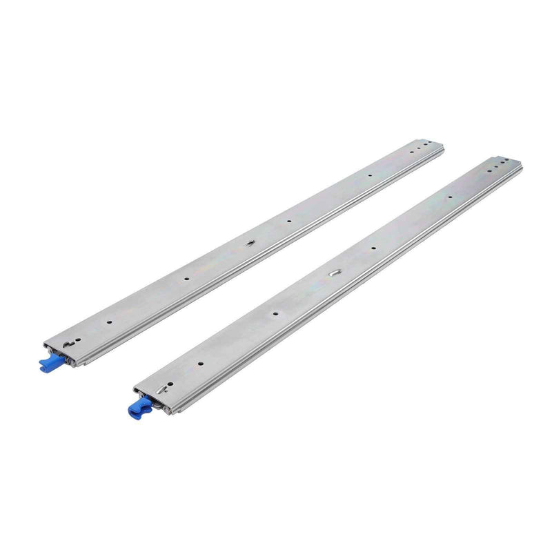 DURAFORCE 1 Pair Locking Drawer Slides 40 Inch Lock & Full Extension 500 lbs Load Capacity
