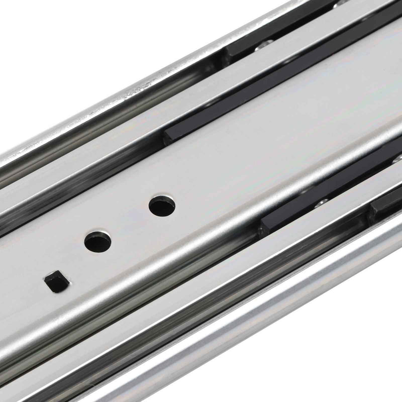 DURAFORCE 1 Pair Locking Drawer Slides 40 Inch Lock & Full Extension 500 lbs Load Capacity