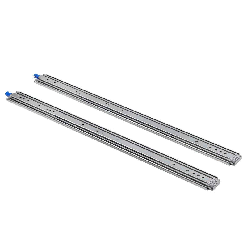 DURAFORCE 1 Pair Locking Drawer Slides 40 Inch Lock & Full Extension 500 lbs Load Capacity