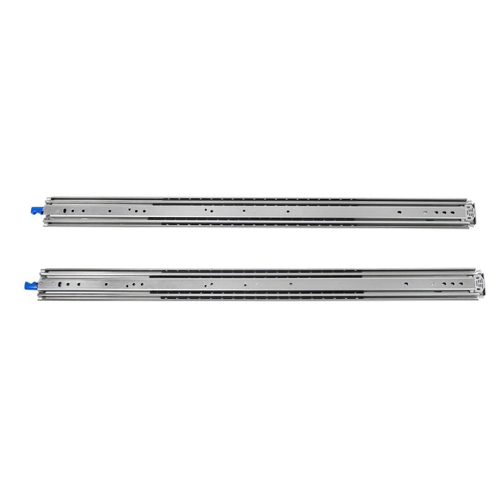 DURAFORCE 1 Pair Locking Drawer Slides 40 Inch Lock & Full Extension 500 lbs Load Capacity