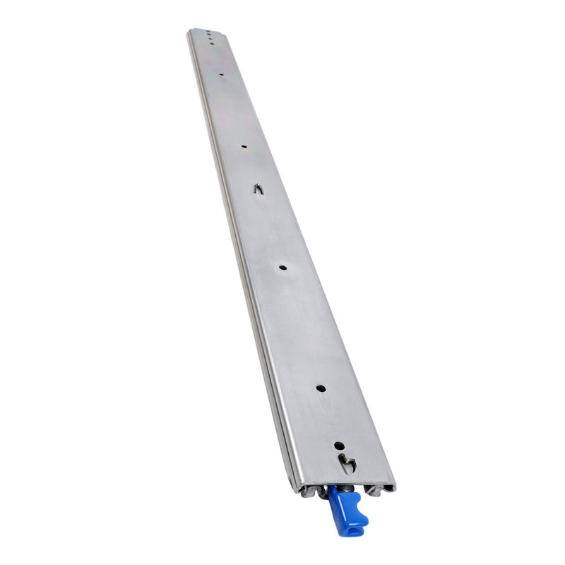 DURAFORCE 1 Pair Locking Drawer Slides 40 Inch Lock & Full Extension 500 lbs Load Capacity