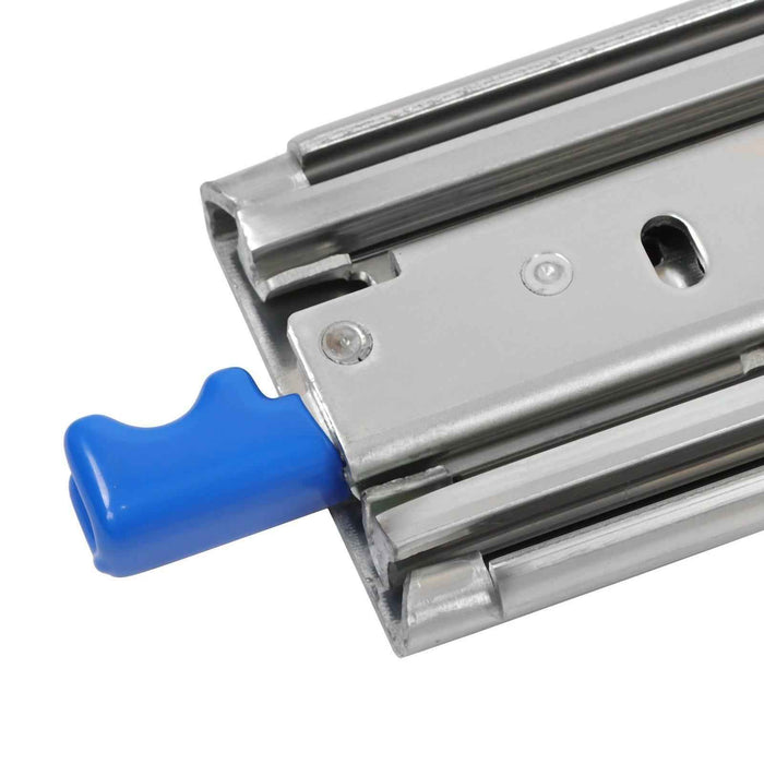 DURAFORCE 1 Pair Locking Drawer Slides 40 Inch Lock & Full Extension 500 lbs Load Capacity