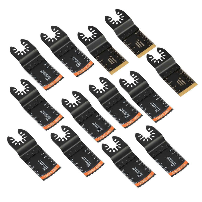 DURAFORCE New Multitool Blades 35PCS Titanium Oscillating Tool Quick Saw Blades