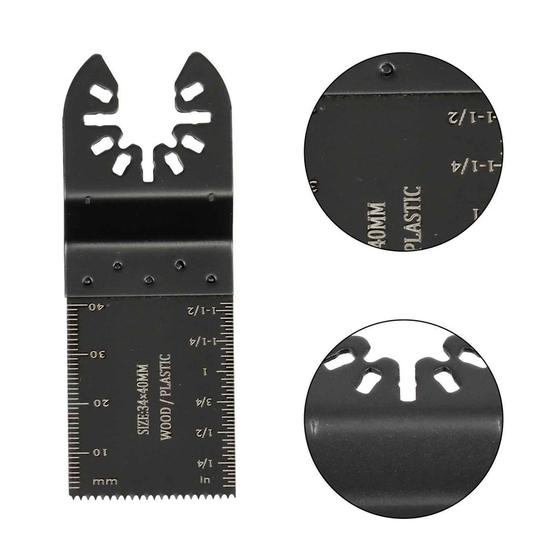 DURAFORCE New Multitool Blades 35PCS Titanium Oscillating Tool Quick Saw Blades