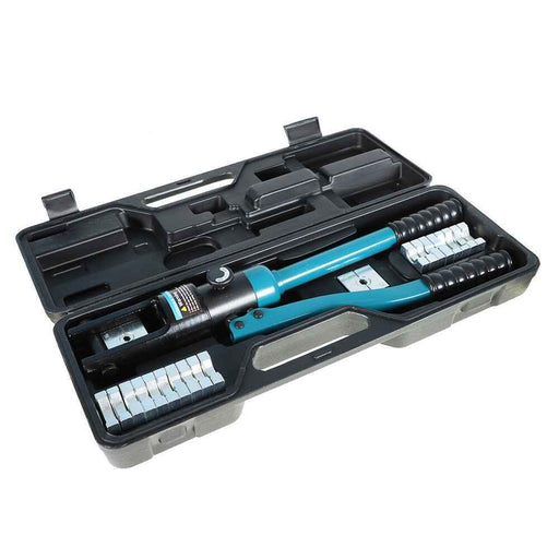 DURAFORCE Hydraulic Wire Terminal Crimper16 Mt 13 Dies Battery Cable Lug Tool