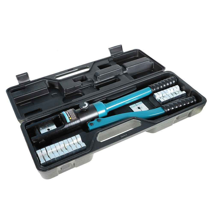 DURAFORCE Hydraulic Wire Terminal Crimper16 Mt 13 Dies Battery Cable Lug Tool