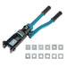 DURAFORCE Hydraulic Wire Terminal Crimper16 Mt 13 Dies Battery Cable Lug Tool