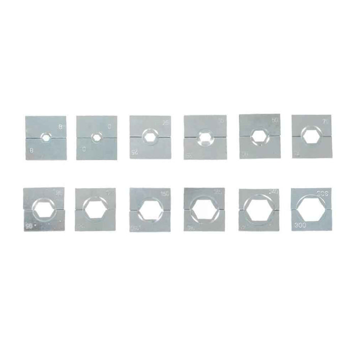 DURAFORCE Hydraulic Wire Terminal Crimper16 Mt 13 Dies Battery Cable Lug Tool