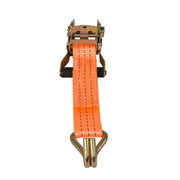 DURAFORCE 20 Pack 1.5" × 15' Polyester Ratchet Tie Down Straps J Hooks Heavy Duty 4000 LBS