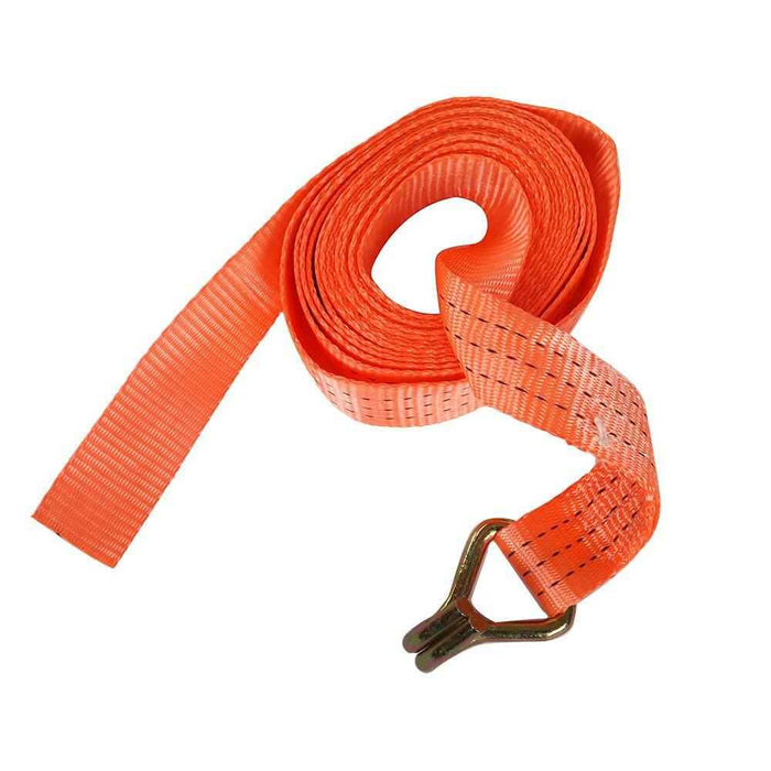 DURAFORCE 20 Pack 1.5" × 15' Polyester Ratchet Tie Down Straps J Hooks Heavy Duty 4000 LBS