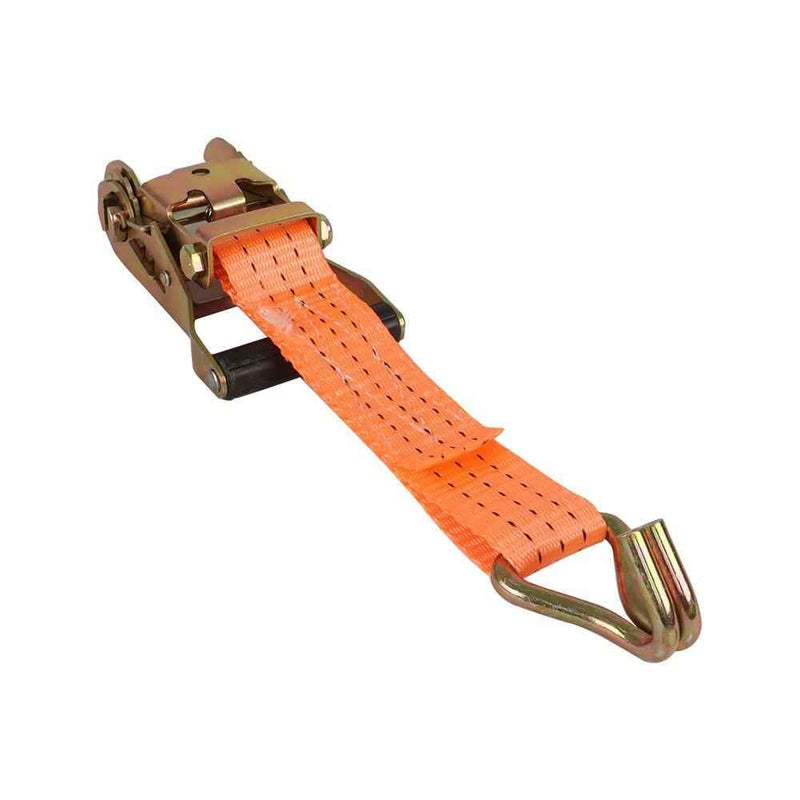 DURAFORCE 20 Pack 1.5" × 15' Polyester Ratchet Tie Down Straps J Hooks Heavy Duty 4000 LBS