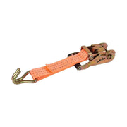 DURAFORCE 20 Pack 1.5" × 15' Polyester Ratchet Tie Down Straps J Hooks Heavy Duty 4000 LBS