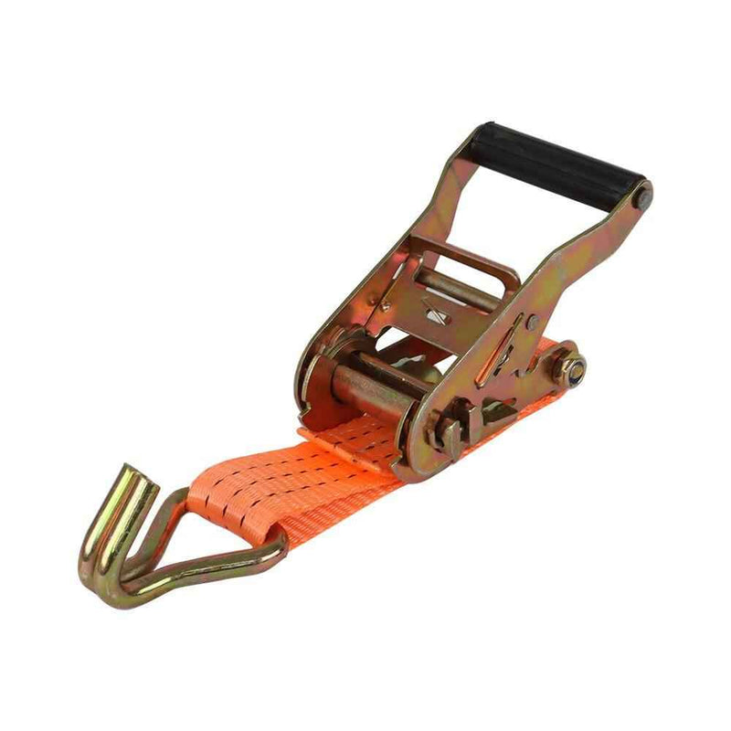 DURAFORCE 20 Pack 1.5" × 15' Polyester Ratchet Tie Down Straps J Hooks Heavy Duty 4000 LBS