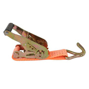 DURAFORCE 20 Pack 1.5" × 15' Polyester Ratchet Tie Down Straps J Hooks Heavy Duty 4000 LBS
