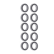 DURAFORCE 10 Pack 6908-2RS Deep Groove Ball Bearing 40 × 62 × 12 mm Double Rubber Seals