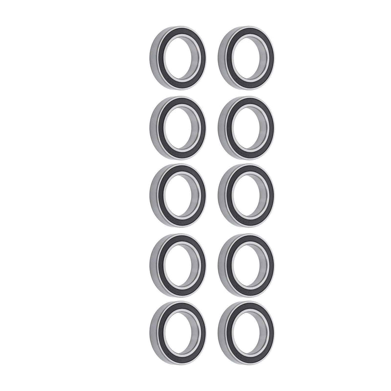 DURAFORCE 10 Pack 6908-2RS Deep Groove Ball Bearing 40 × 62 × 12 mm Double Rubber Seals