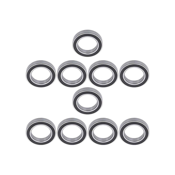 DURAFORCE 10 Pack 6908-2RS Deep Groove Ball Bearing 40 × 62 × 12 mm Double Rubber Seals
