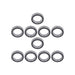 DURAFORCE 10 Pack 6908-2RS Deep Groove Ball Bearing 40 × 62 × 12 mm Double Rubber Seals